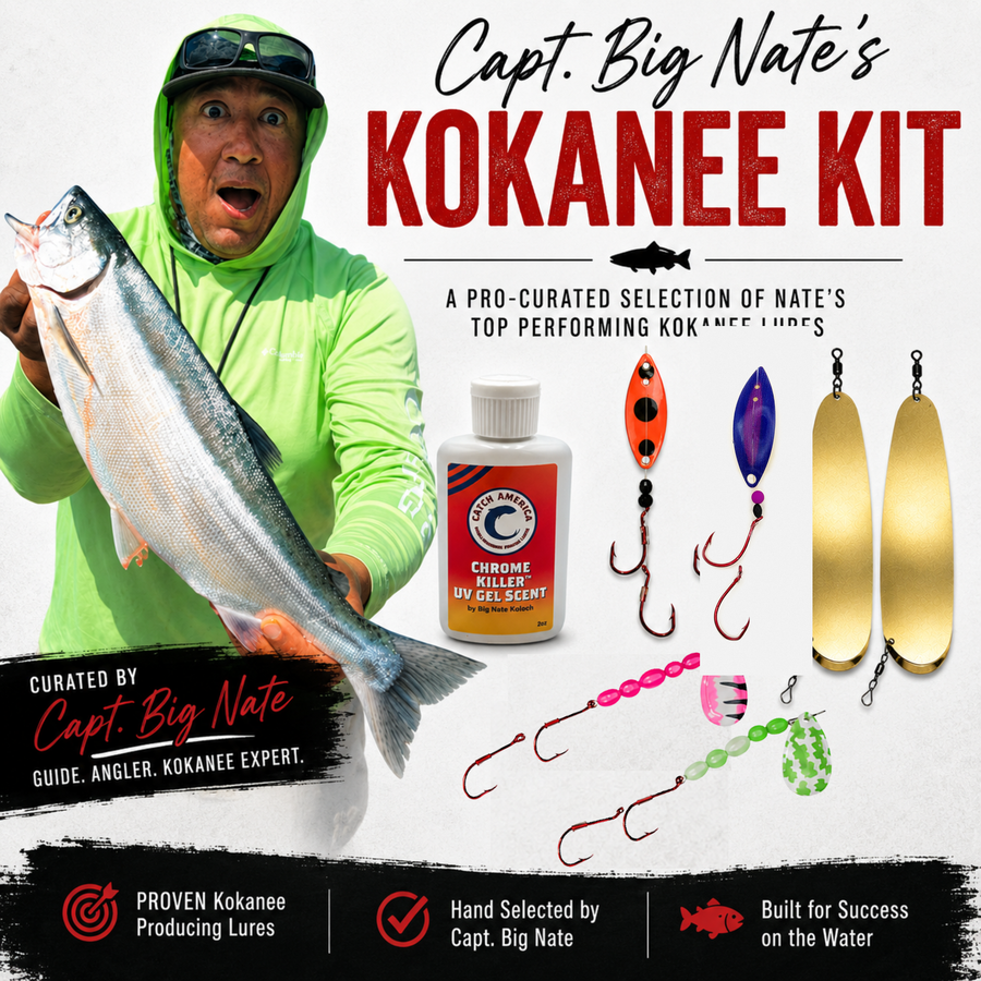 Capt Big Nate Kokanee Kit with X-Pex 1.75 Inch The Kavorkian