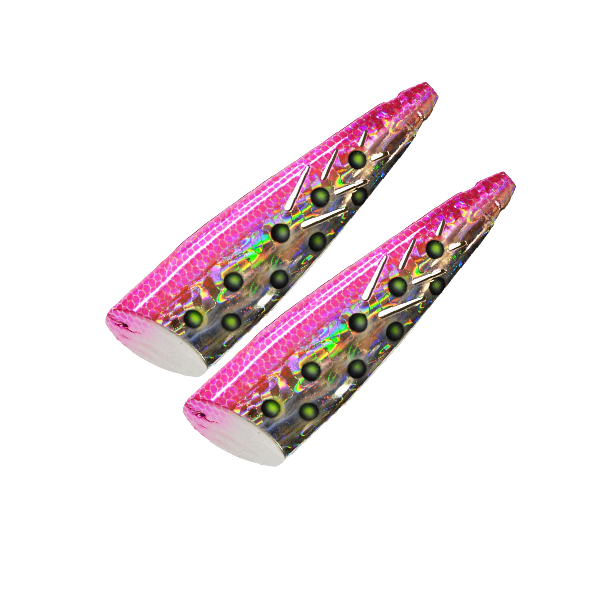 Pink Magic Brad's Kokanee Cut Plug - two pack 45 degree square product image