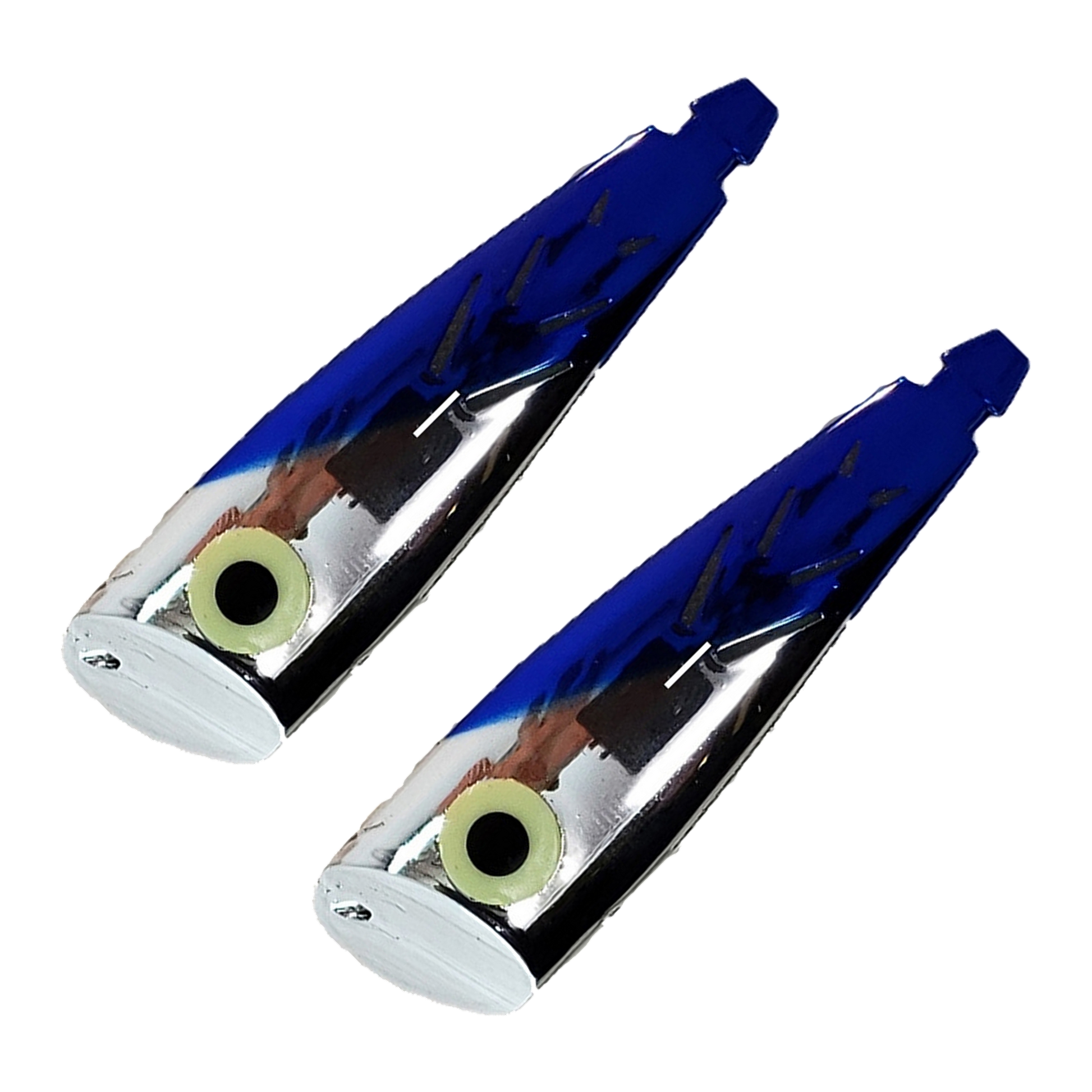 Shasta Blue Brad's Mini Cut Plug - Unrigged 2 Pack 45 degree square product image