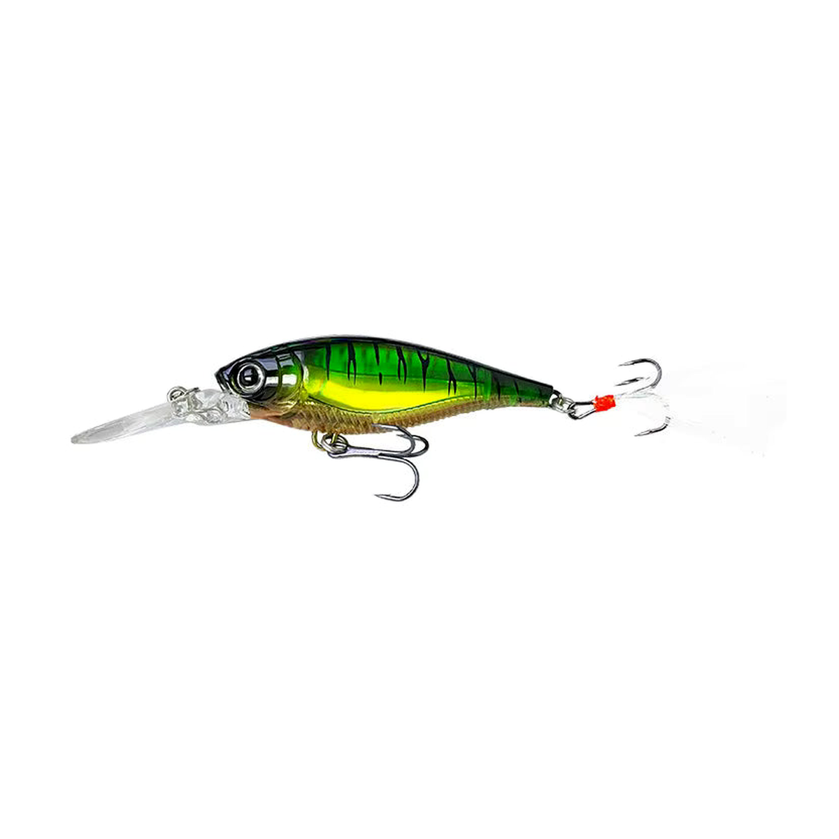 Fly Shad 2.75 inch floating hardbait Gloss Tire Tiger Shad