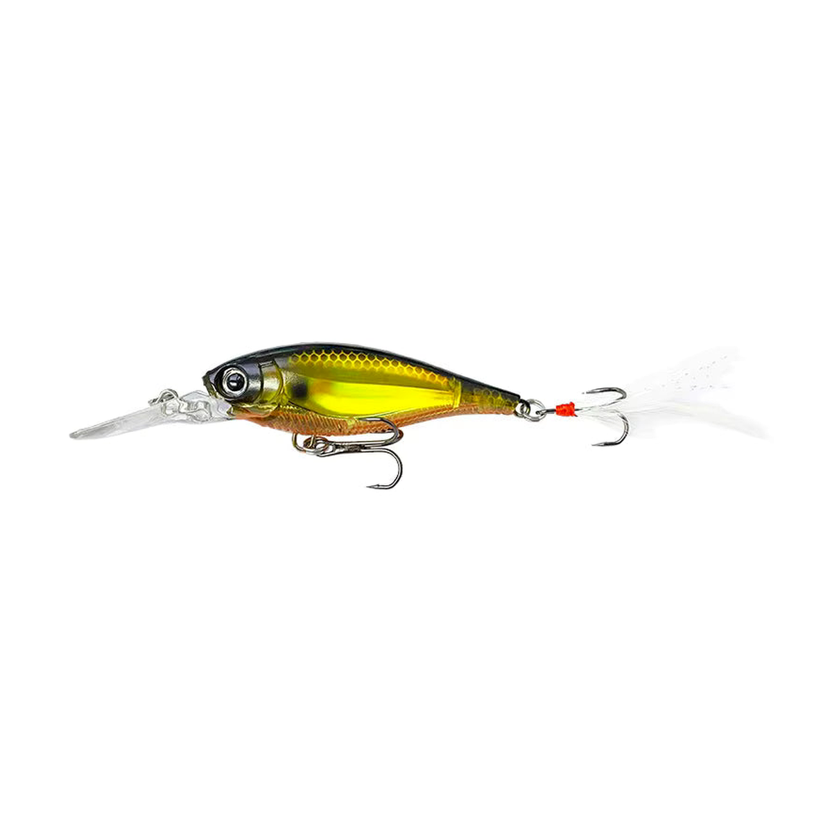 Fly Shad 2.75 inch floating hardbait Golden Hex Shad