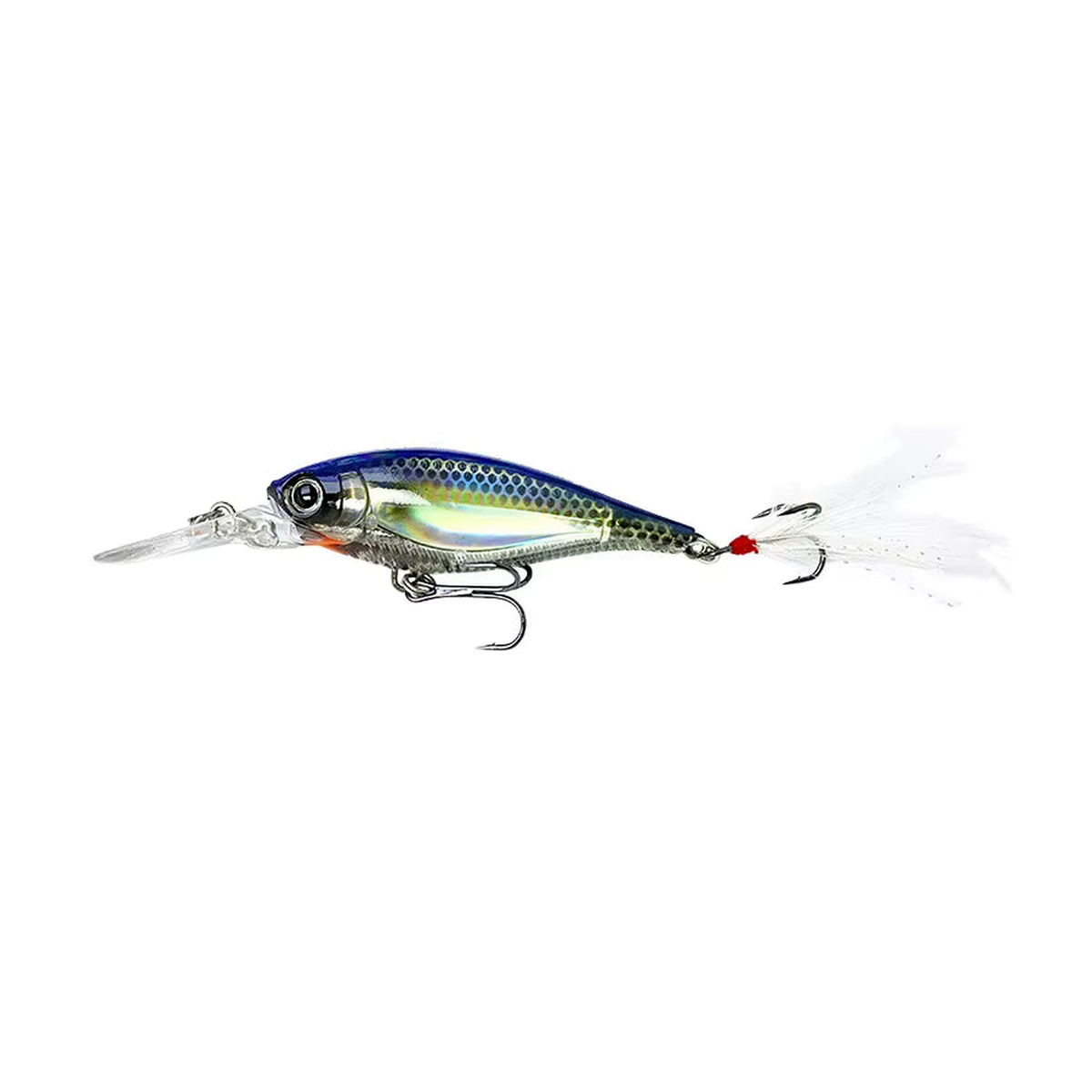 Fly Shad 2.75 inch floating hardbait Purple Hex Shad