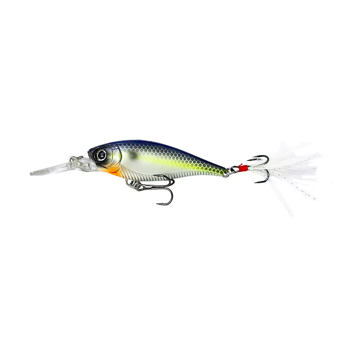Fly Shad 2.75 inch floating hardbait Yellow Stripe Shad