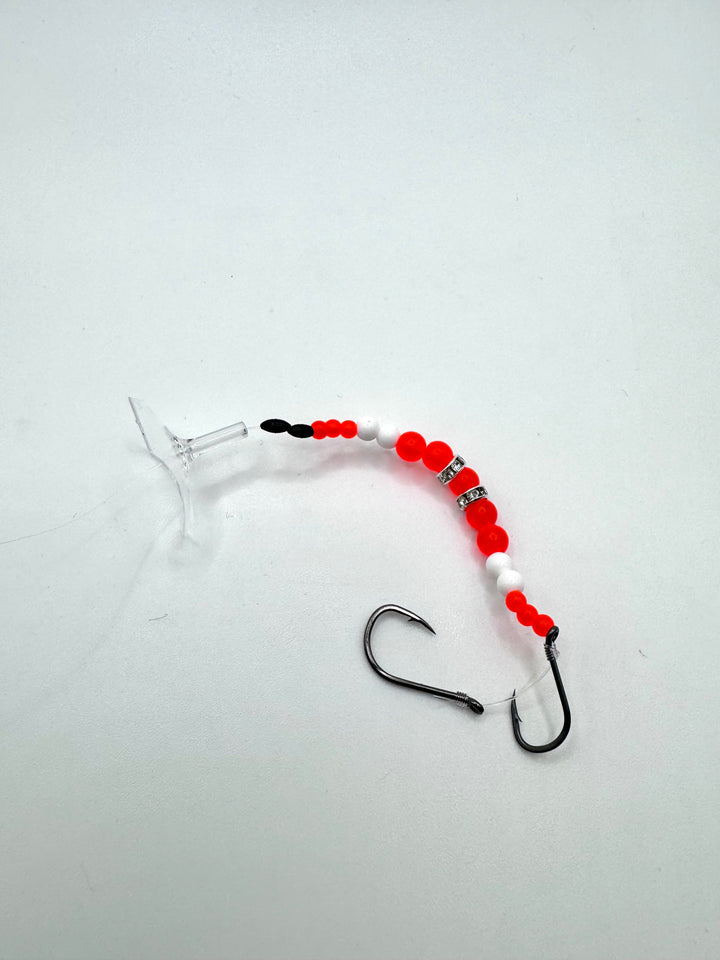 Max Wiggle Rings - Kokanee Ring - Double Hook in Classic Red for kokanee, trout - Catch America product image