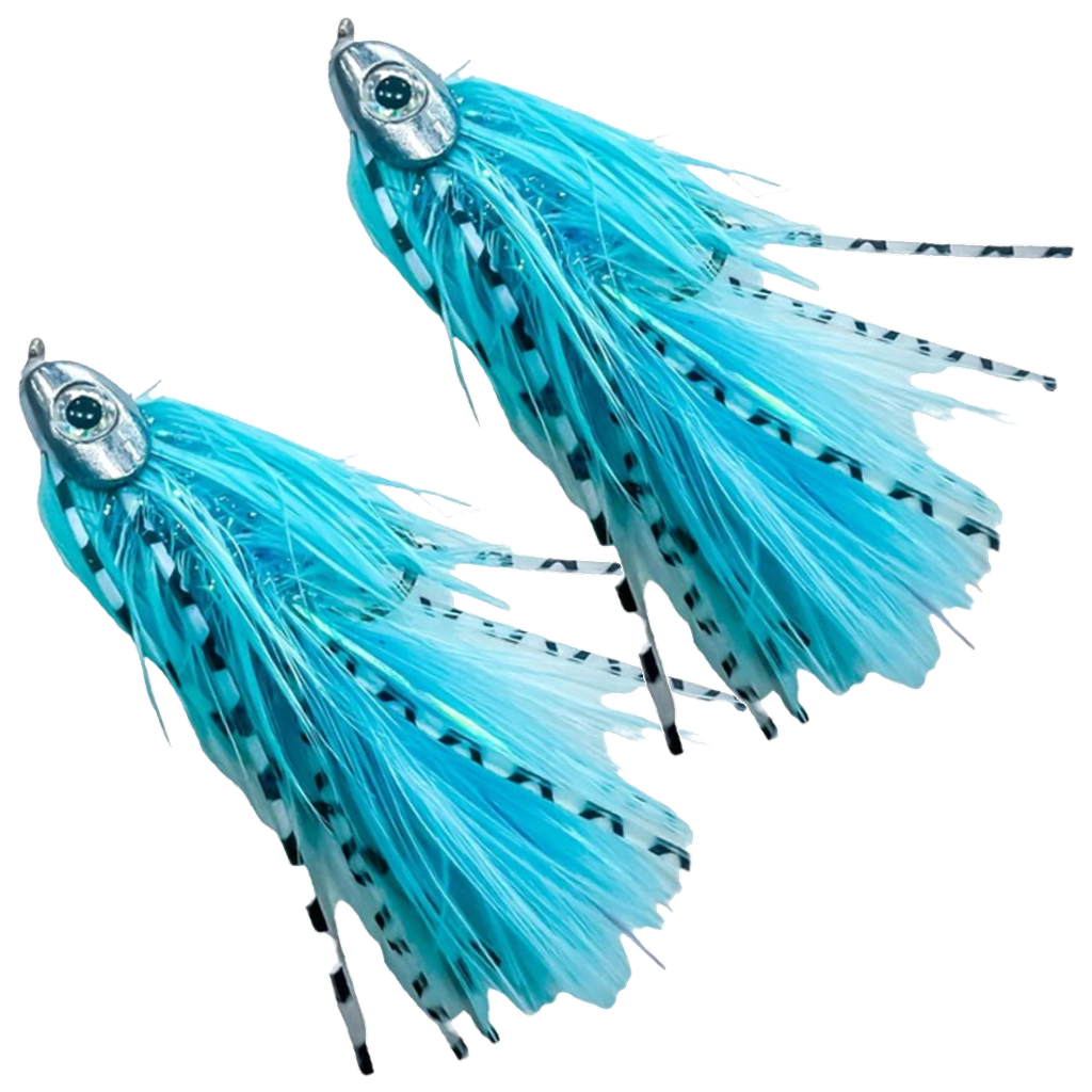 Metal Head Fly - Blue - 2 Pack