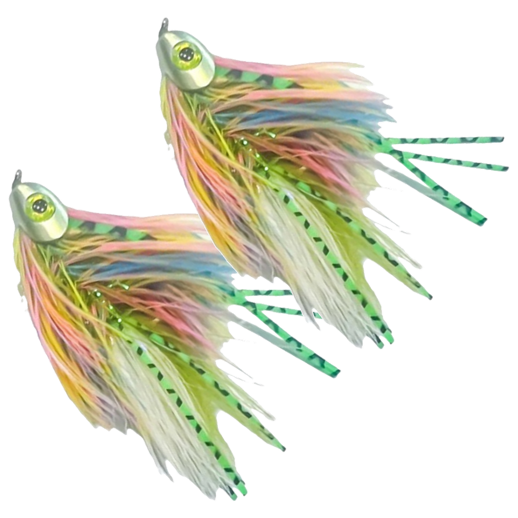 Metal Head Fly - Rainbow - 2 Pack