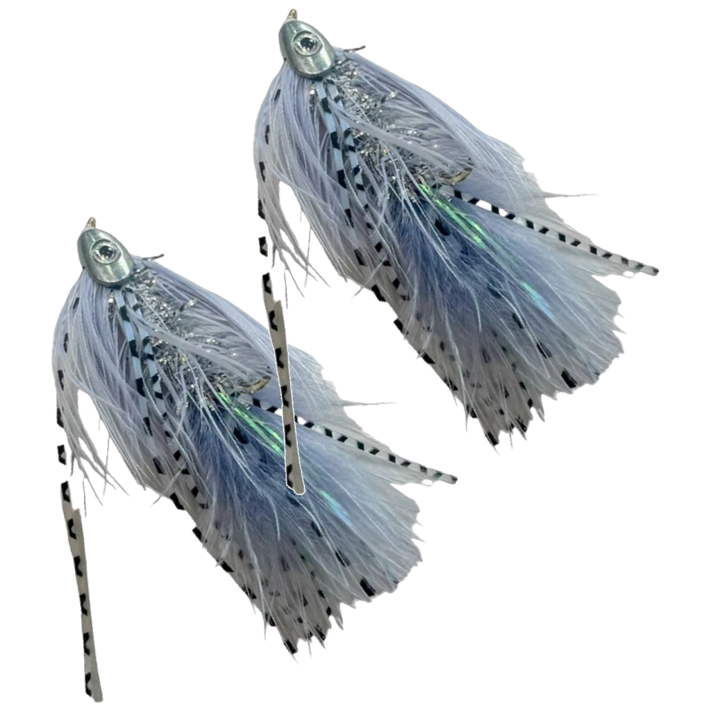 Metal Head Fly - Silver - 2 Pack