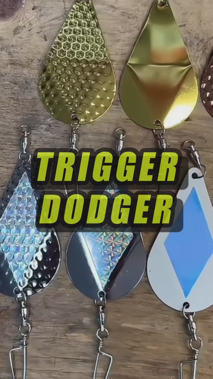 Load video: Trigger Dodger 3.5" - Kokanee &amp; Trout Dodger
