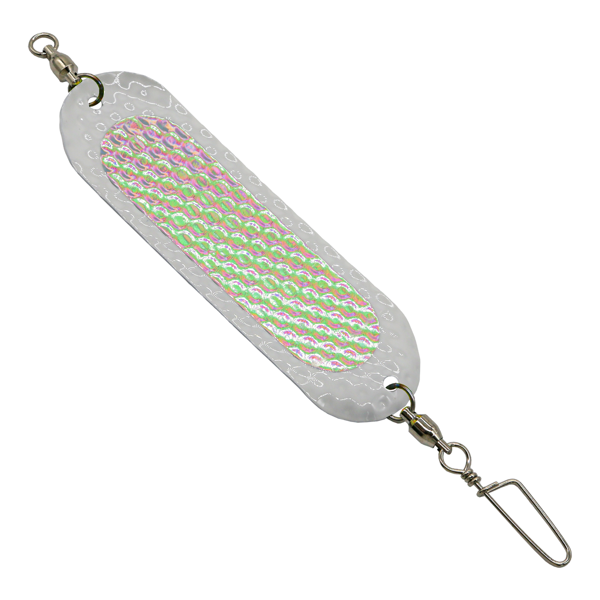 Pearl w/ Moon Hammered - Slim UV Dodger 4.5 inch