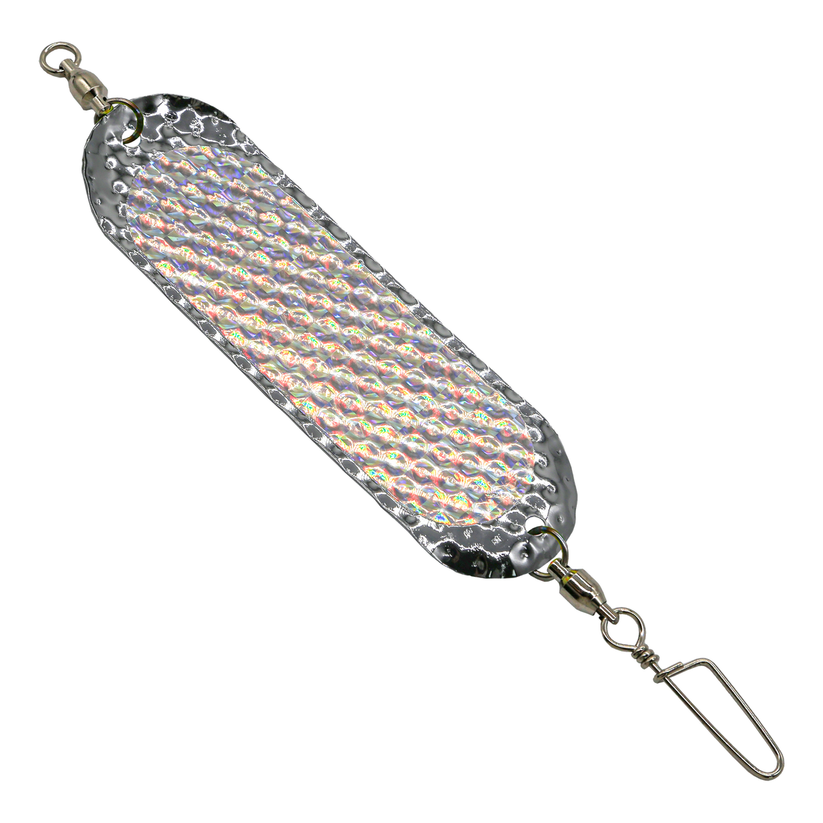 Chrome w/ Holo Tape - Hammered - Slim UV Dodger 4.5 inch