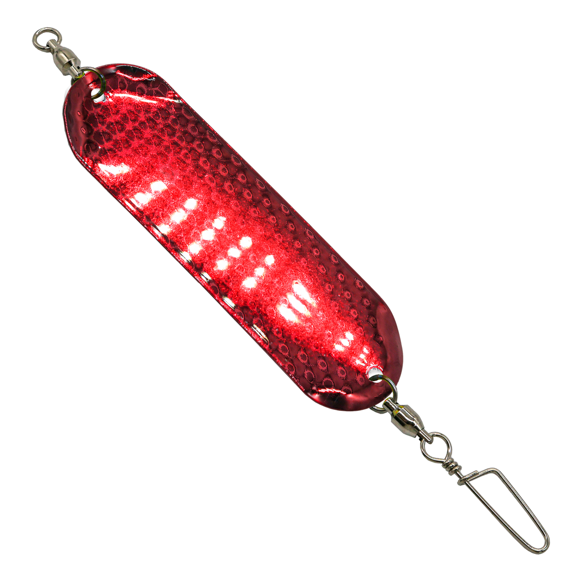 Metallic Red - Hammered - Slim UV Dodger 4.5 inch