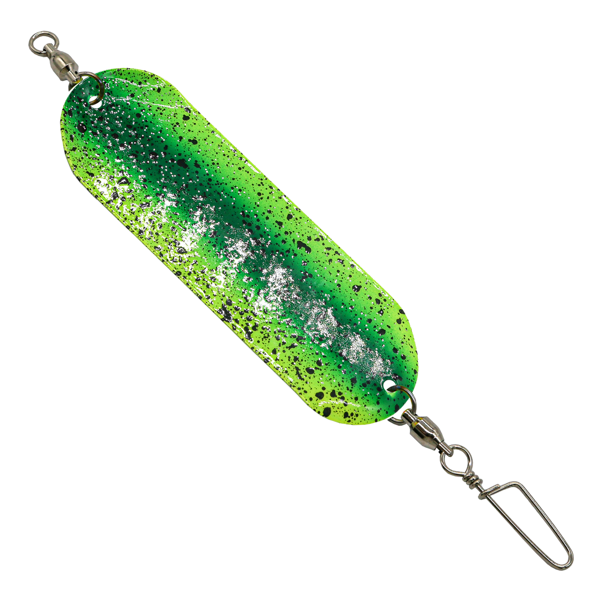 Green / Chartreuse- Smooth - Slim UV Dodger 4.5 inch