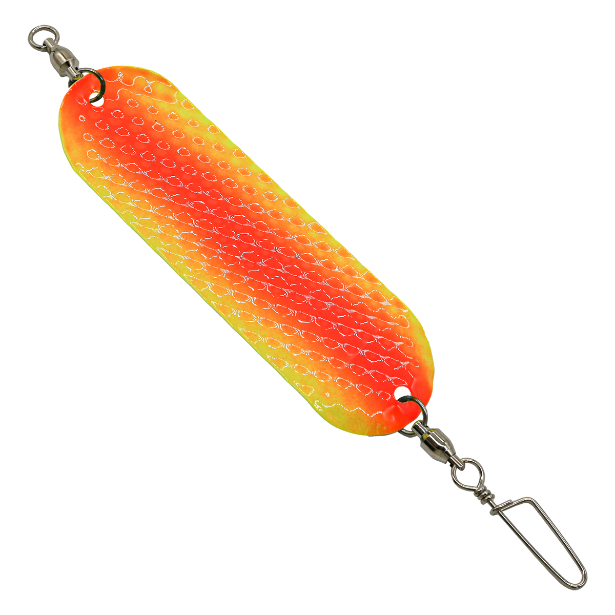 Slim UV Dodger 4.5 inch - Orange Yellow Hammered