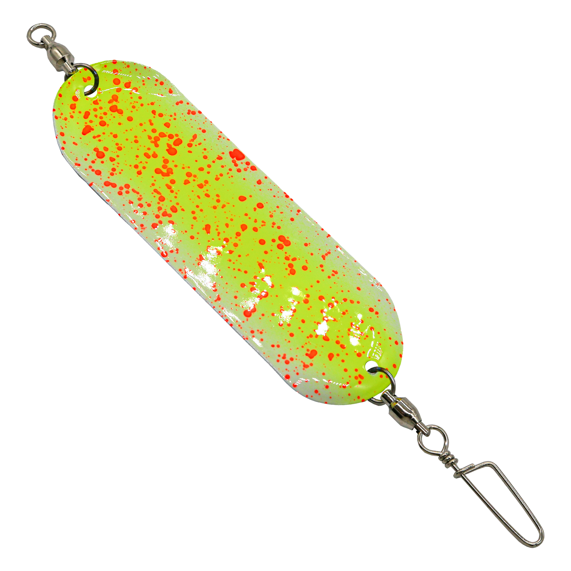 Slim UV Dodger 4.5 inch - Pearl Yellow Orange Speckle Smooth