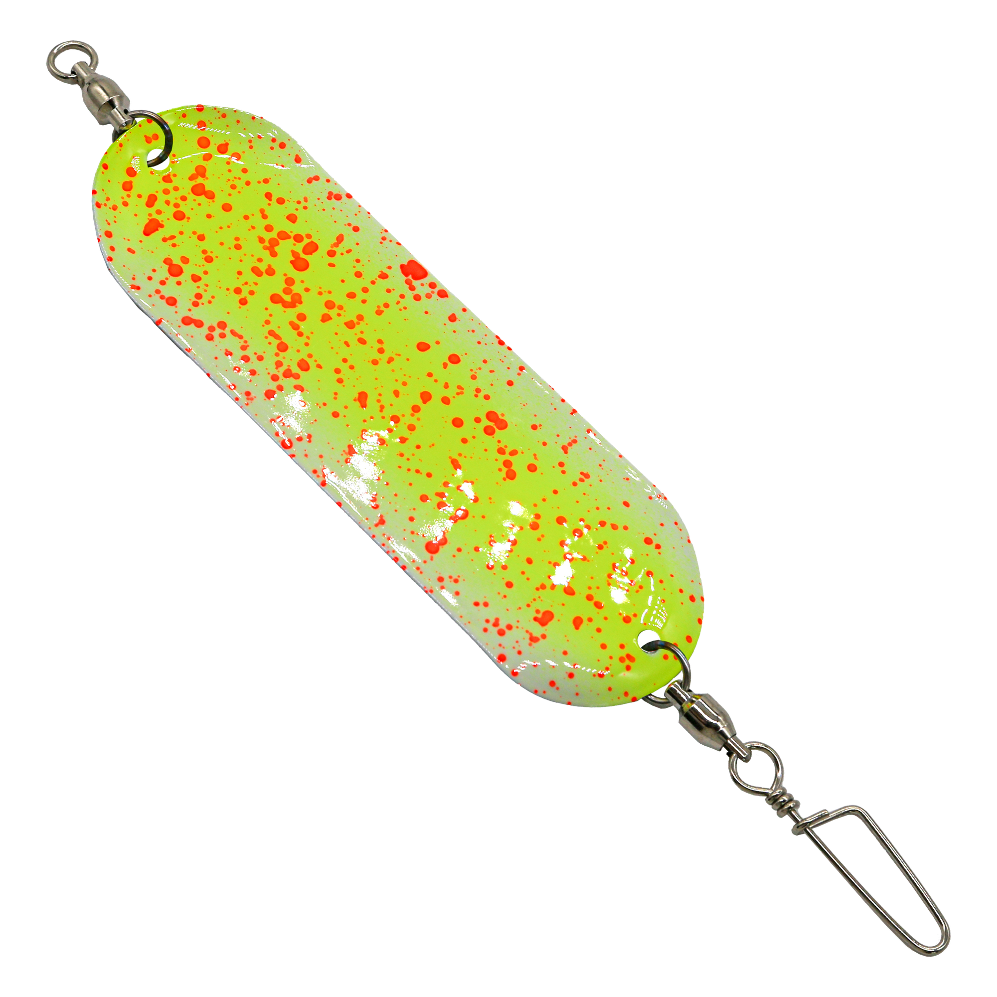 Slim UV Dodger 4.5 inch - Pearl Yellow Orange Speckle Smooth