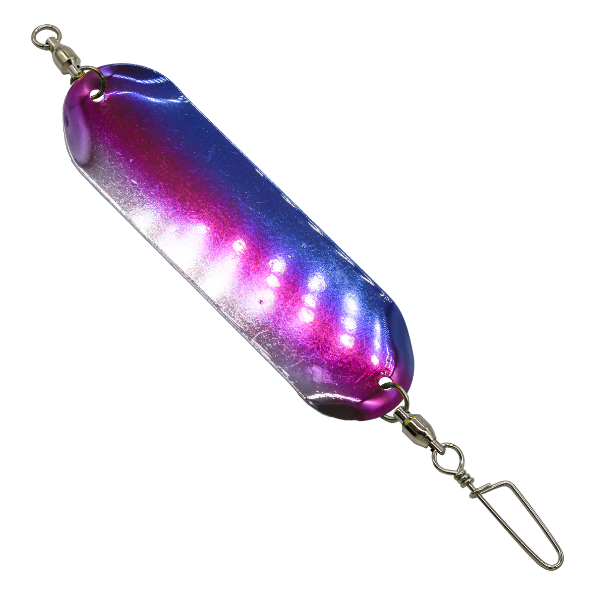 Slim UV Dodger 4.5 inch - Pink Blue Chrome Smooth
