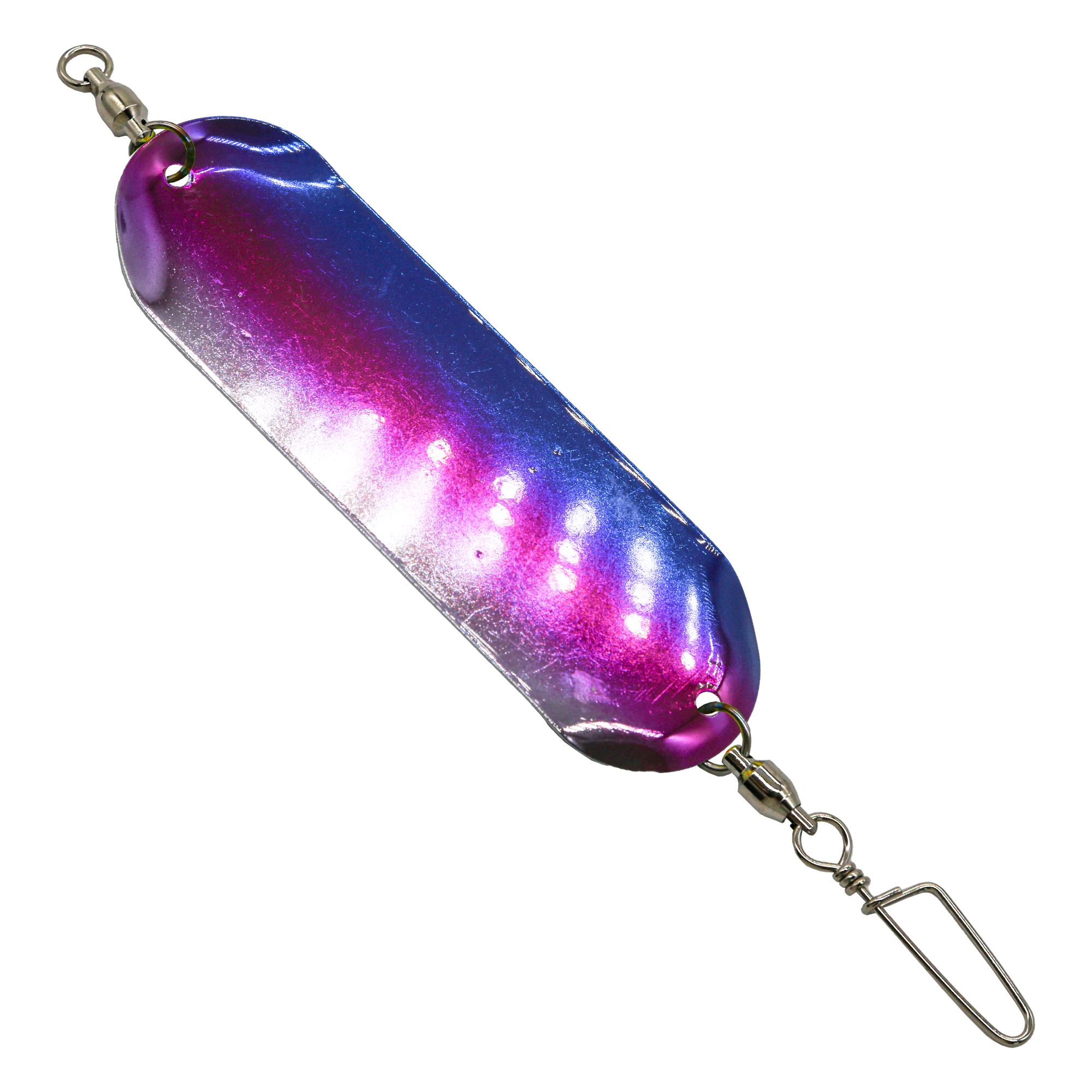 Slim UV Dodger 4.5 inch - Pink Blue Chrome Smooth