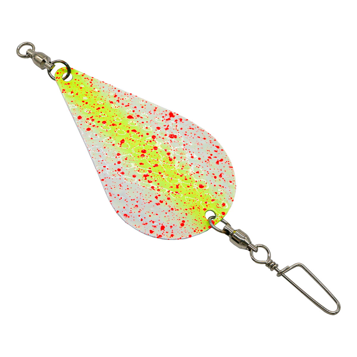 Trigger Dodger 3.5 inch - Pearl Yellow Orange Speckle Smooth
