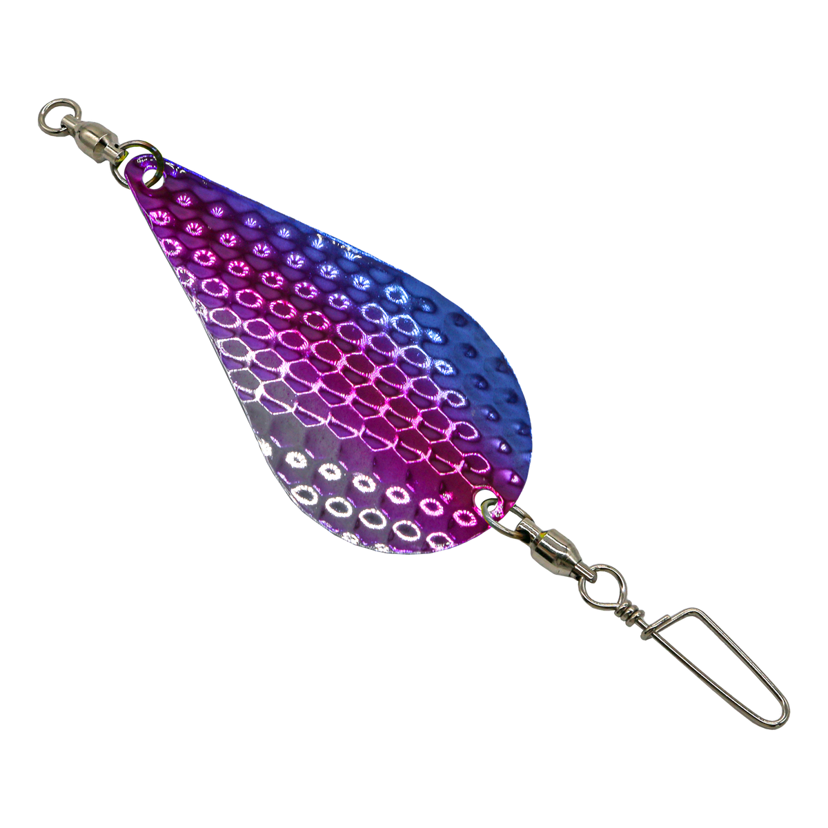 Trigger Dodger 3.5 inch - Pink Blue Chrome Hammered