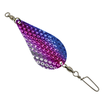 Trigger Dodger 3.5 inch - Pink Blue Chrome Hammered