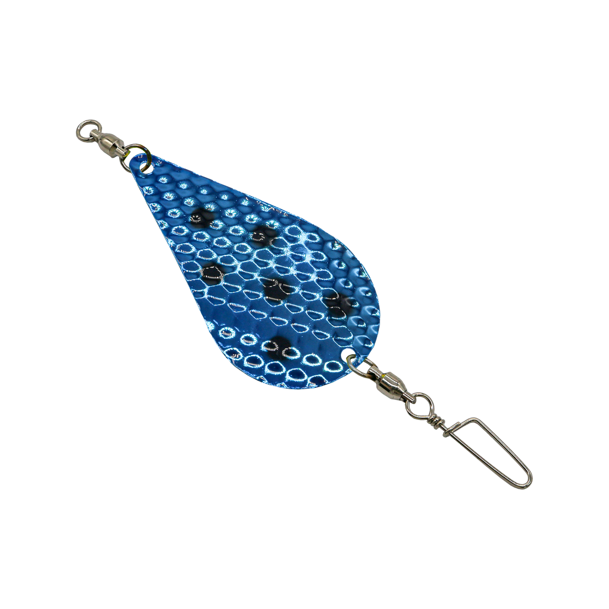 Trigger Dodger 3.5 inch - Hammered Blue w/ Black Dots