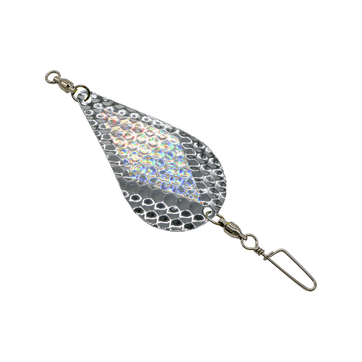 Trigger Dodger 3.5 inch - Hammered Chrome w/ Holo Diamond