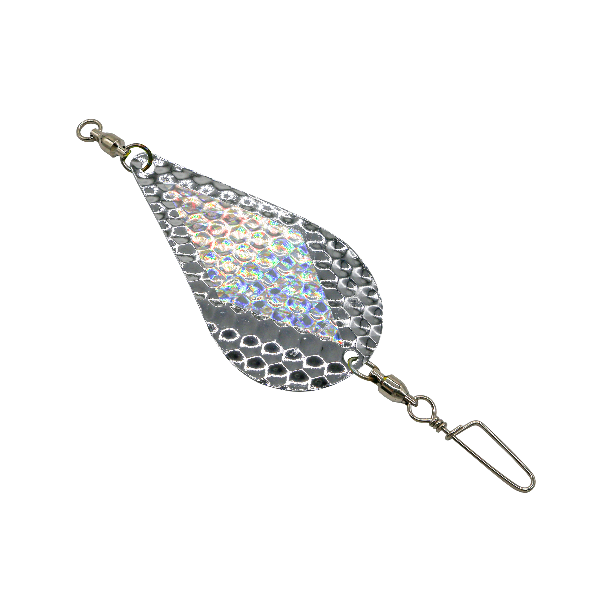 Trigger Dodger 3.5 inch - Hammered Chrome w/ Holo Diamond