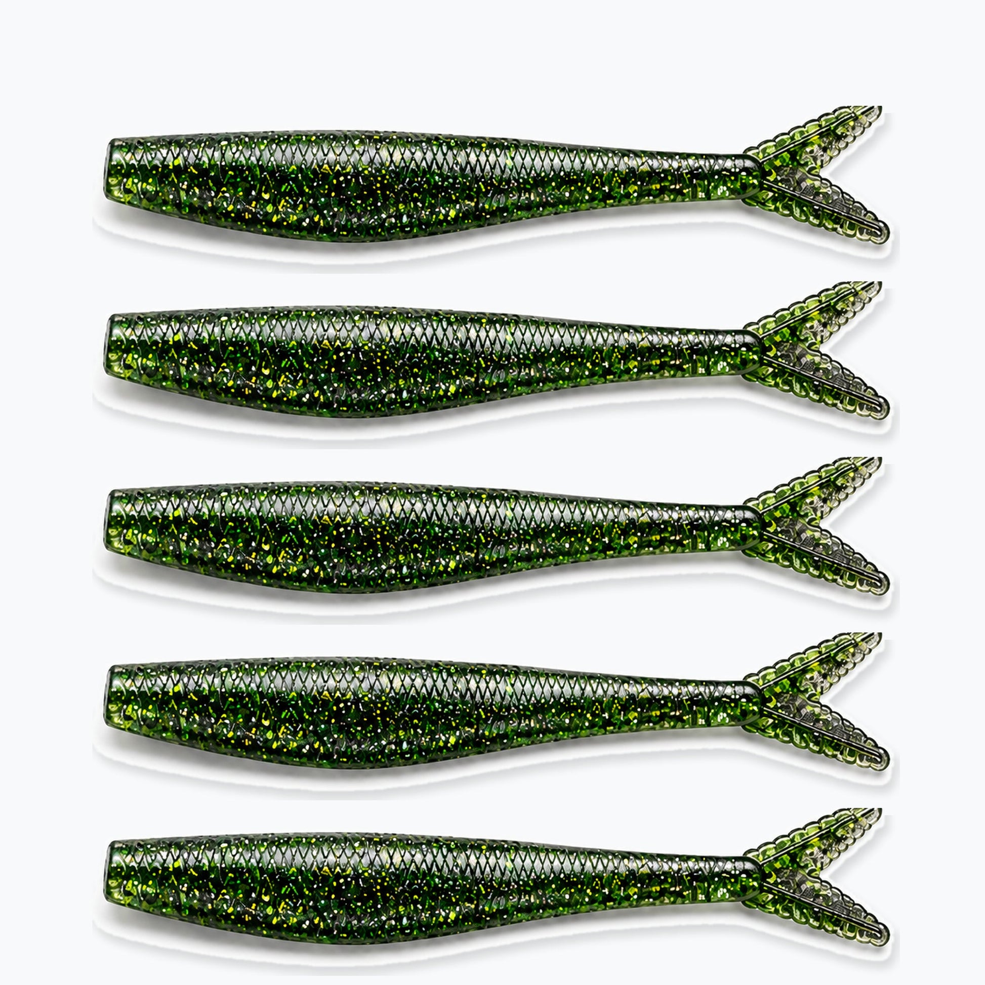 Galactic Green Trix Minnow 5-pack - uniform square product image