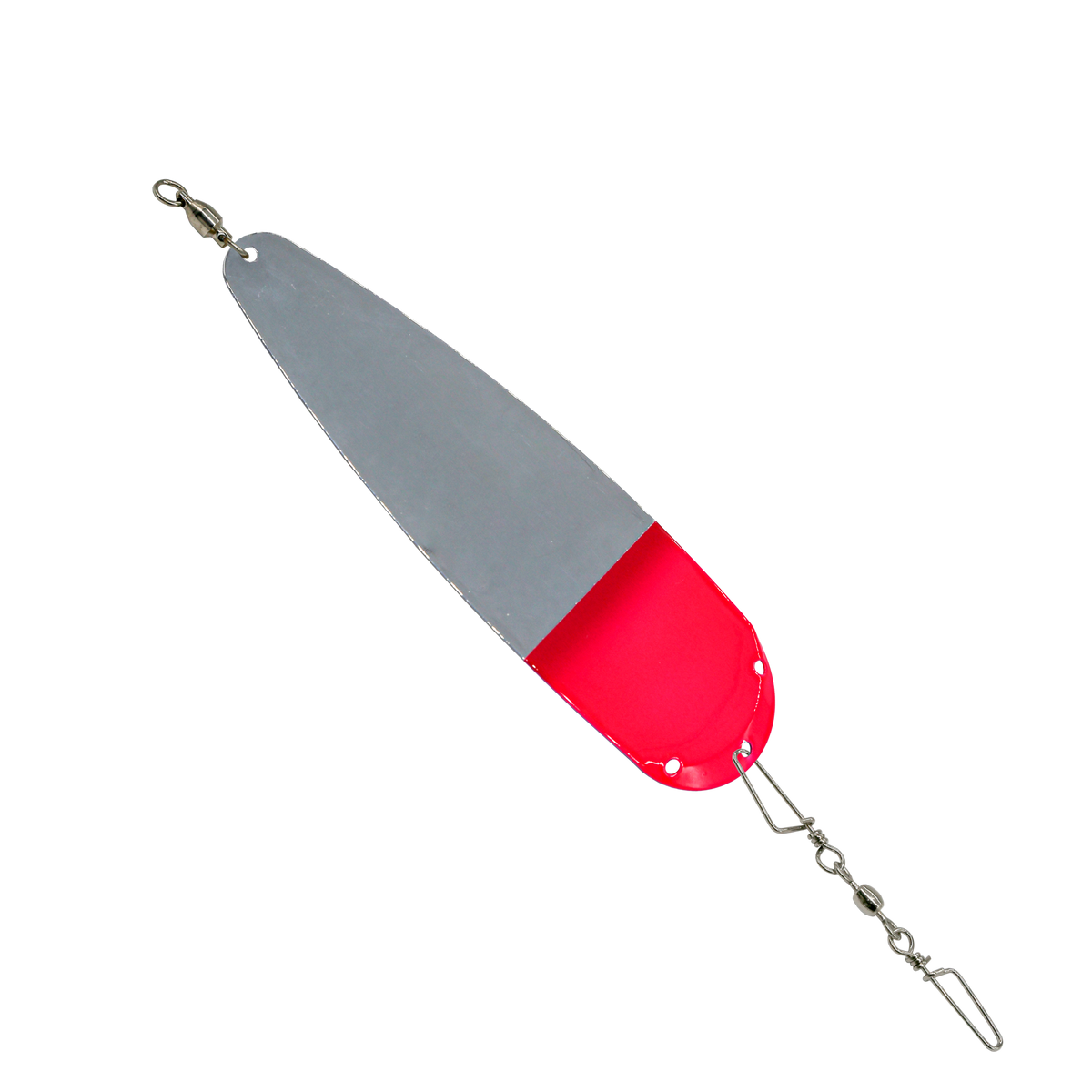 Trolling Dodger - Chrome Pink Tip
