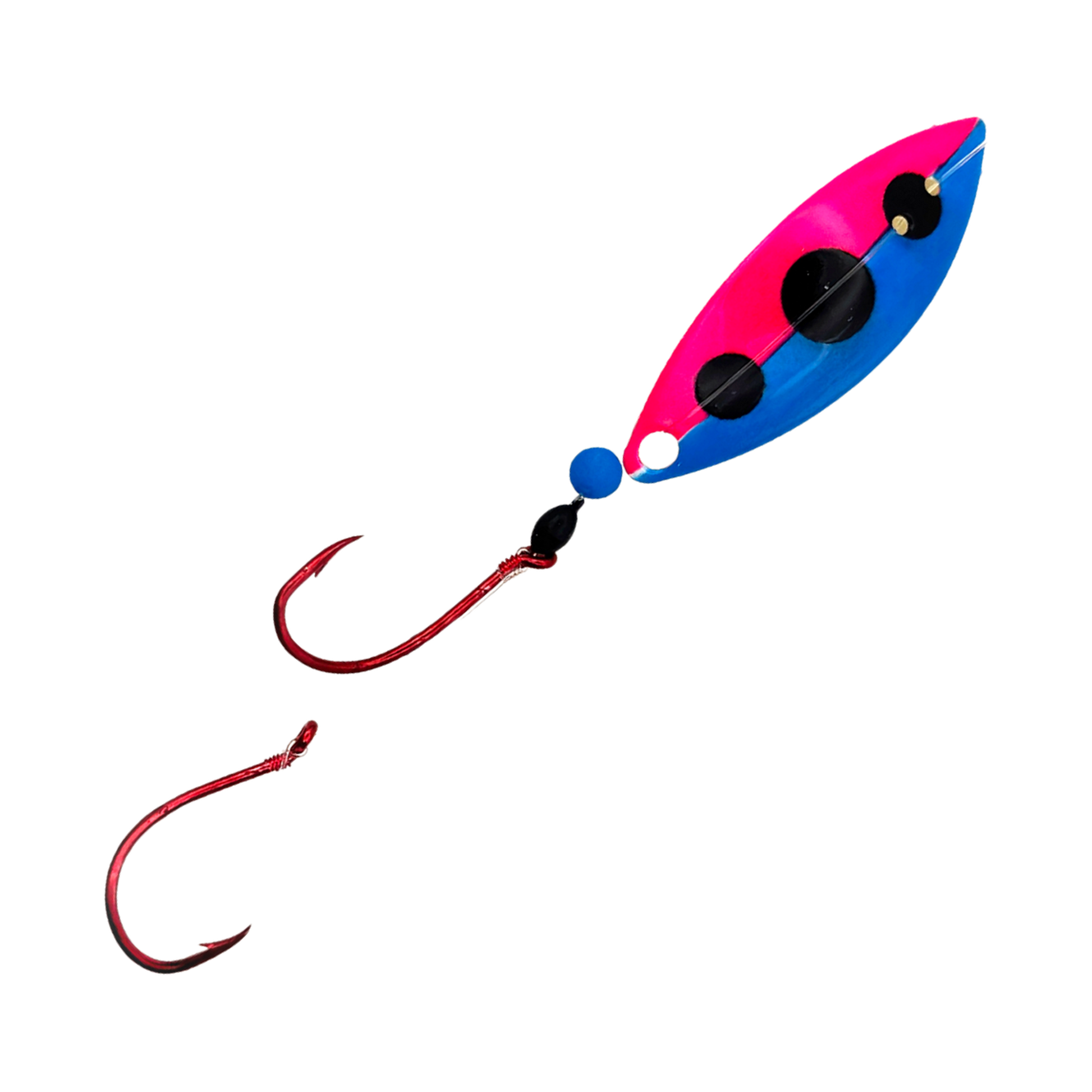 X-Pex Blue/Pink 45 degree transparent product image