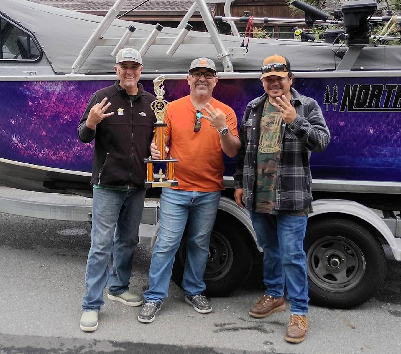 Team Catch America Shasta derby winners